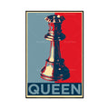 Life is like chess, if you lose the queen, you lose the game poster, chess queen print, king board game poster