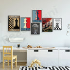 Life is like chess, if you lose the queen, you lose the game poster, chess queen print, king board game poster