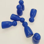 100 Pcs/Set 24*12mm Chess Pieces Board Games Accessories Marking Color Wooden Pieces