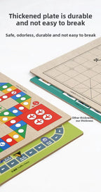 Wooden Chess Game Flying Checkers And Jumping Chess Two-In-One Interactive Parent-Child Tabletop Game Children's Educational Toy