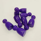 100 Pcs/Set 24*12mm Chess Pieces Board Games Accessories Marking Color Wooden Pieces