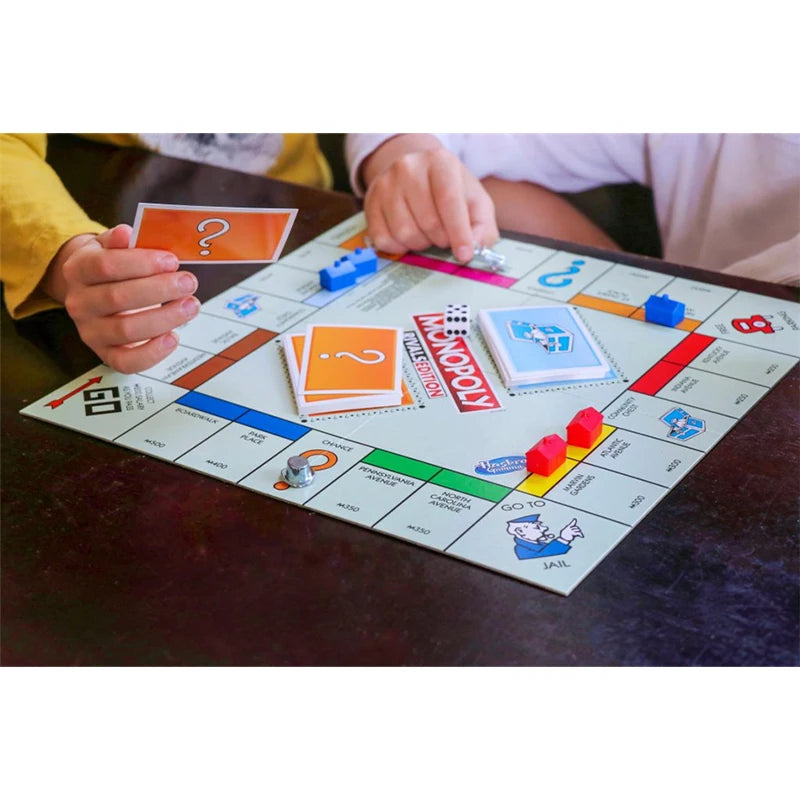 Hasbro Real Estate Tycoon Monopoly Rivals Portable Monopoly Two-player Battle Enhanced Edition Board Game