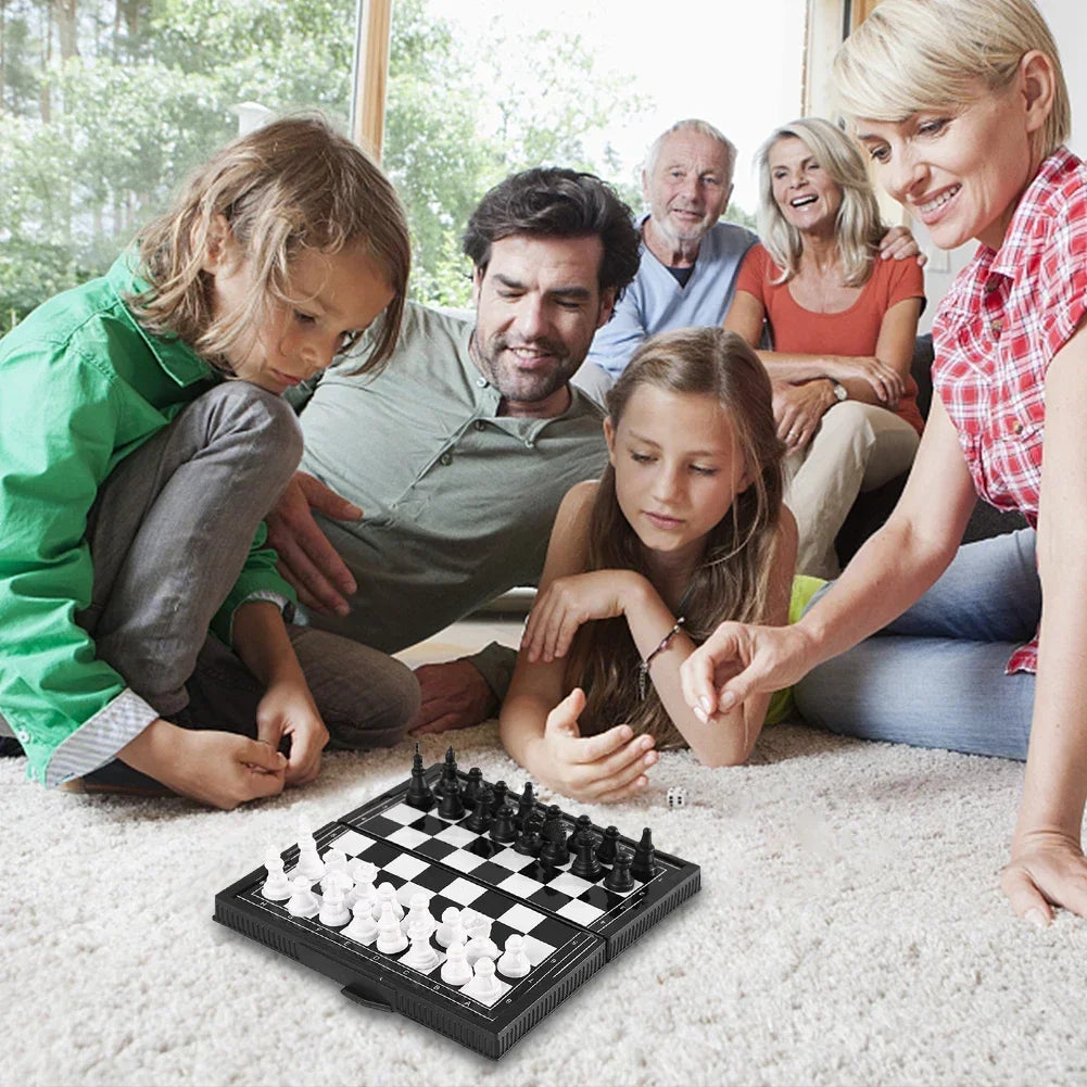 Mini Chess Game Interesting Flying Chess Board Games Kids Children Toys Parents Children Interaction Entertainment and Education