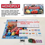 Hot French Monopoly World Tour Board Game Russian Cards