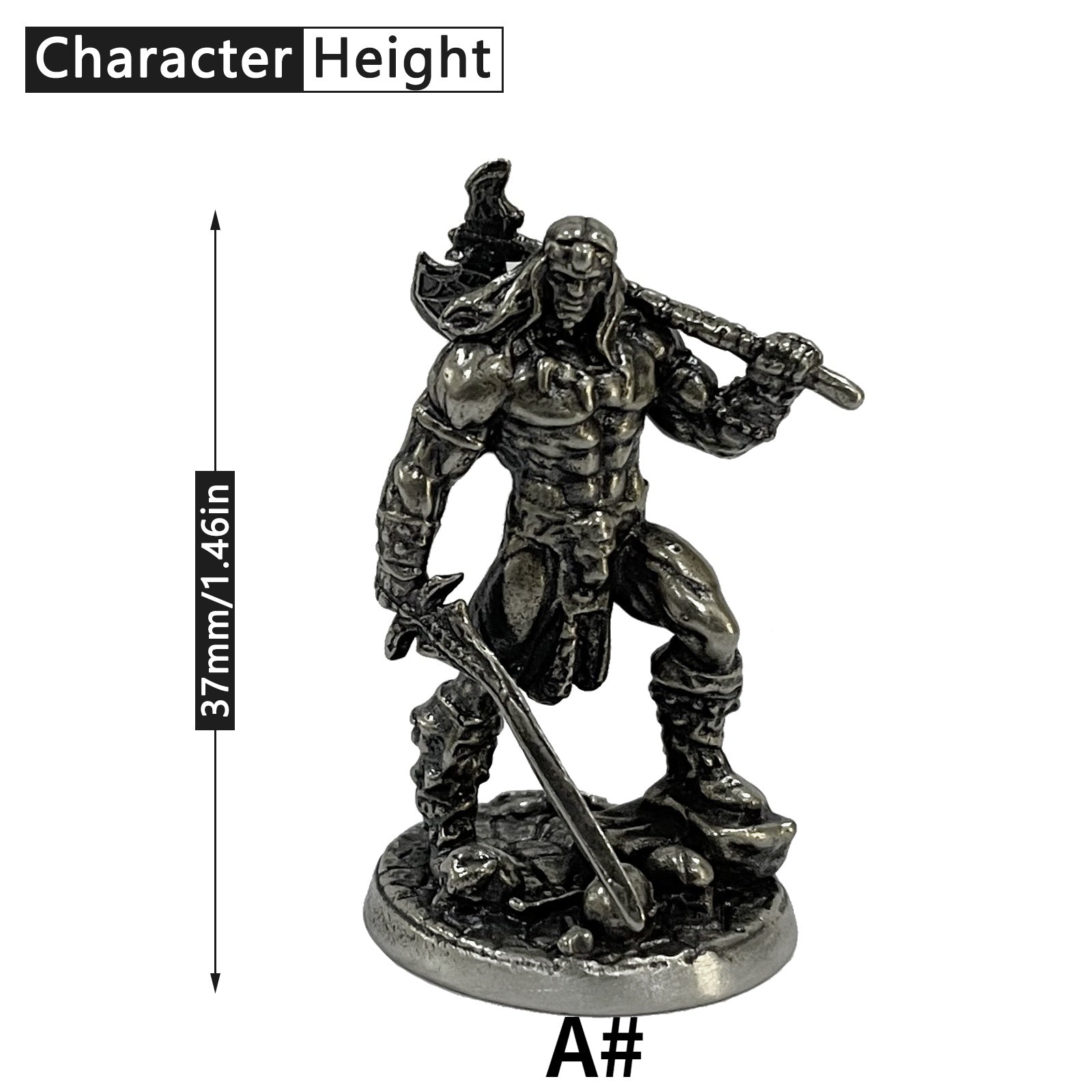 1PCS War Chess Table Game Ornaments Decorations Crafts Copper Undead Skeleton Soldiers Dolls Army Legion Model Toy Figurine