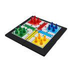 Classic Foldable Ludo Game Set Parent Child Interaction Strategy Game Flying Chess Snake Chess Set for Teens Kids