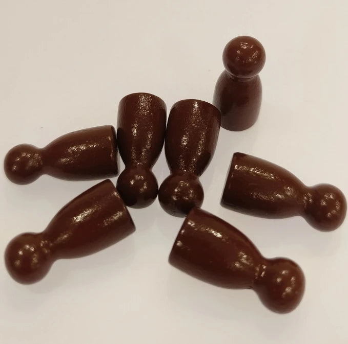 100 Pcs/Set 24*12mm Chess Pieces Board Games Accessories Marking Color Wooden Pieces