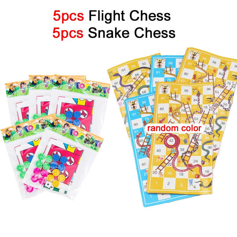 5/10pcs Children Chess Games Mini Flying Chess Puzzle Early Education Toys Multiplayer Game Entertainment Interaction Gifts TMZ