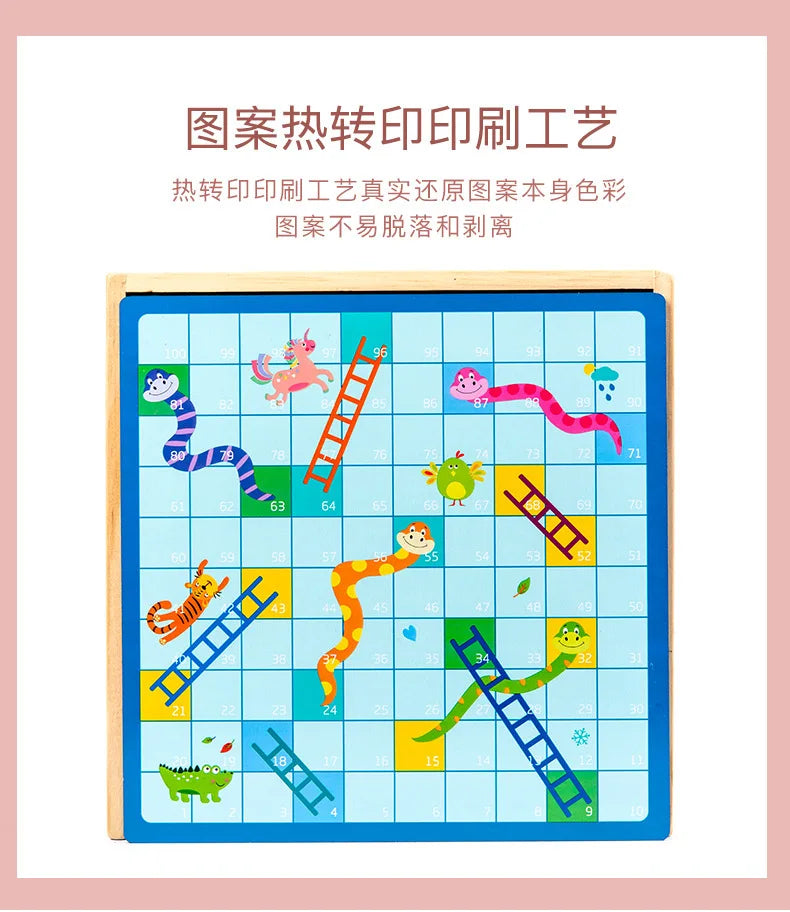 Large flying chess checkers and children's multi-function Gozi chess fighting beast chess army chess elementary school students