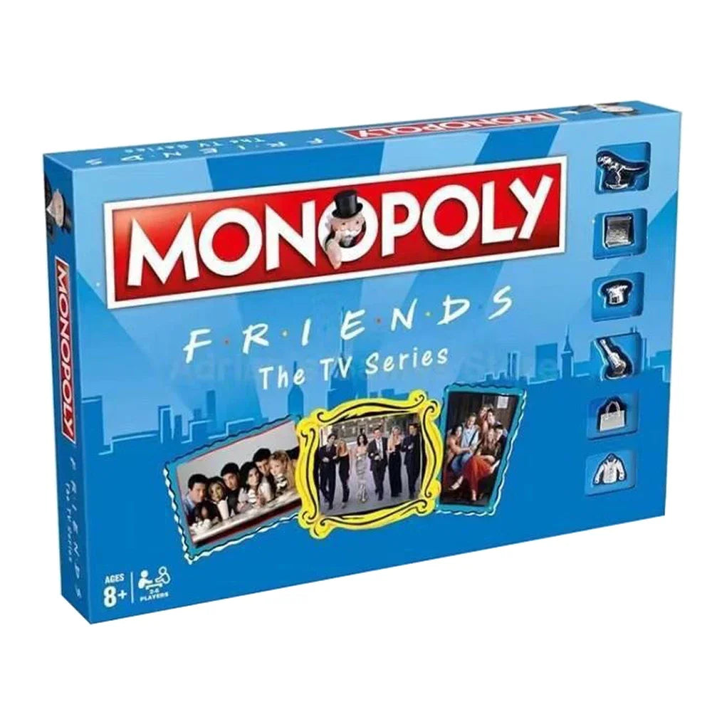 Monopoly Anime Card Game Toys Christmas Fun Family Board Game Collection Puzzle Children's Birthday Gifts