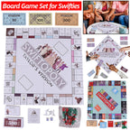 Board Game Set for Swifties Monopoly Board Game Fun Party Family Interactive Chess Games Swiftopoly Board Game for Taylor's Fans