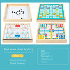 Large flying chess checkers and children's multi-function Gozi chess fighting beast chess army chess elementary school students