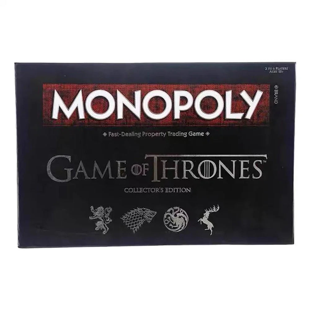 Monopoly Anime Card Game Toys Christmas Fun Family Board Game Collection Puzzle Children's Birthday Gifts