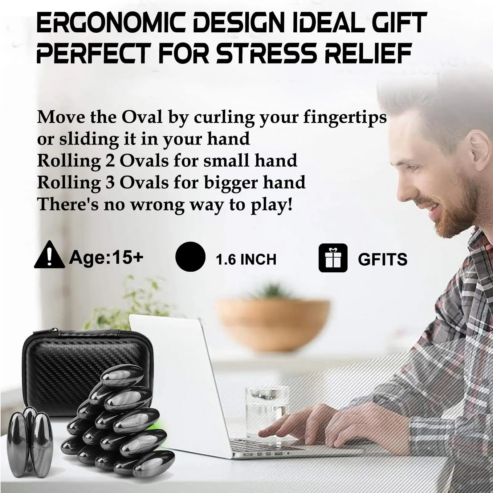 Magnet Chess Game Stones,Anti Stress Antistress Relief Fidget Toys Magnetic Stone for Adults ADHD Autism Fridge Sticker Desk EDC