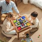 Multiplayers Flying Chess Board Game Educational Plastics Electronic Flying Chess Set Puzzle Portable Table Games Chess Toys