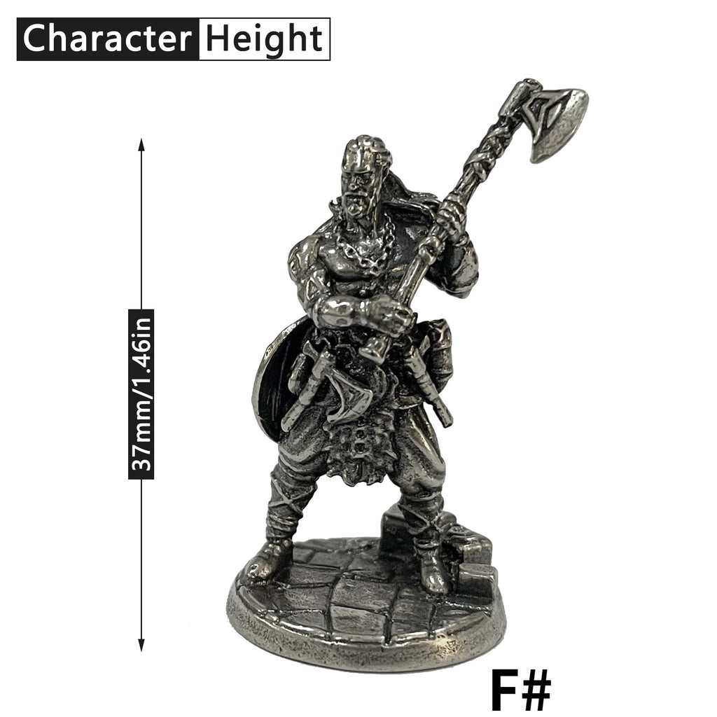 1PCS War Chess Table Game Ornaments Decorations Crafts Copper Undead Skeleton Soldiers Dolls Army Legion Model Toy Figurine