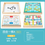 Large flying chess checkers and children's multi-function Gozi chess fighting beast chess army chess elementary school students