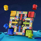 Multiplayers Flying Chess Board Game Educational Plastics Electronic Flying Chess Set Intelligent Checkers