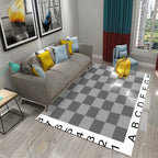 International Chess Flying Chess Carpet Kids Play Games Mat Child Carpet Area Rug Bedroom Living Room Floor Mat Non-Slip