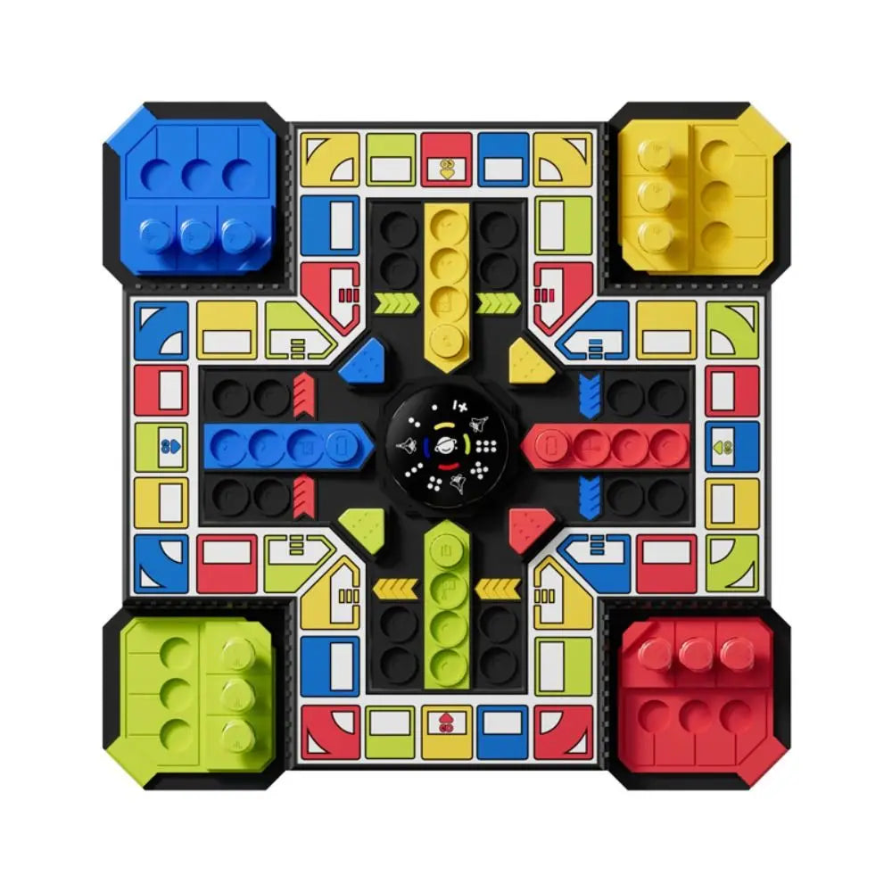 Multiplayers Flying Chess Board Game Educational Plastics Electronic Flying Chess Set Intelligent Checkers