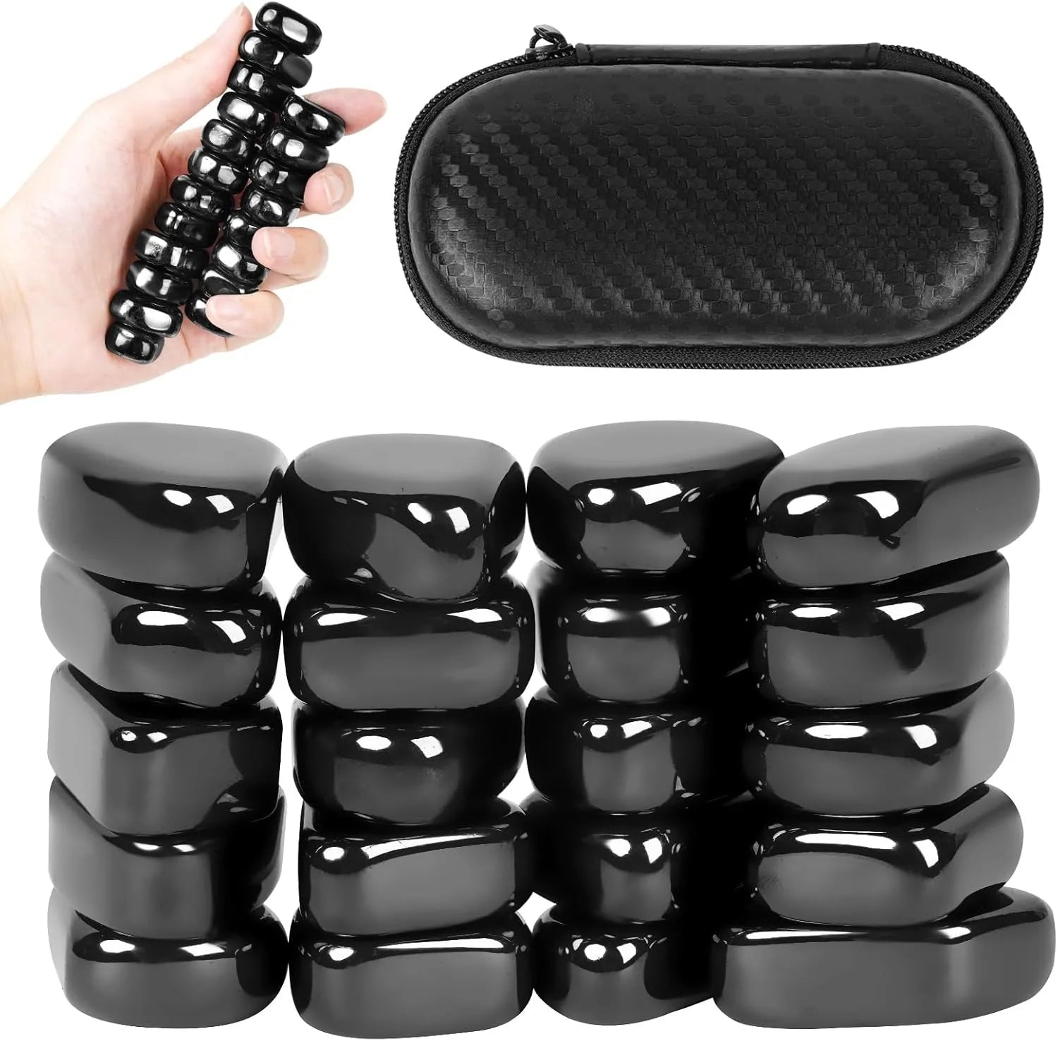 Magnet Chess Game Stones,Anti Stress Antistress Relief Fidget Toys Magnetic Stone for Adults ADHD Autism Fridge Sticker Desk EDC