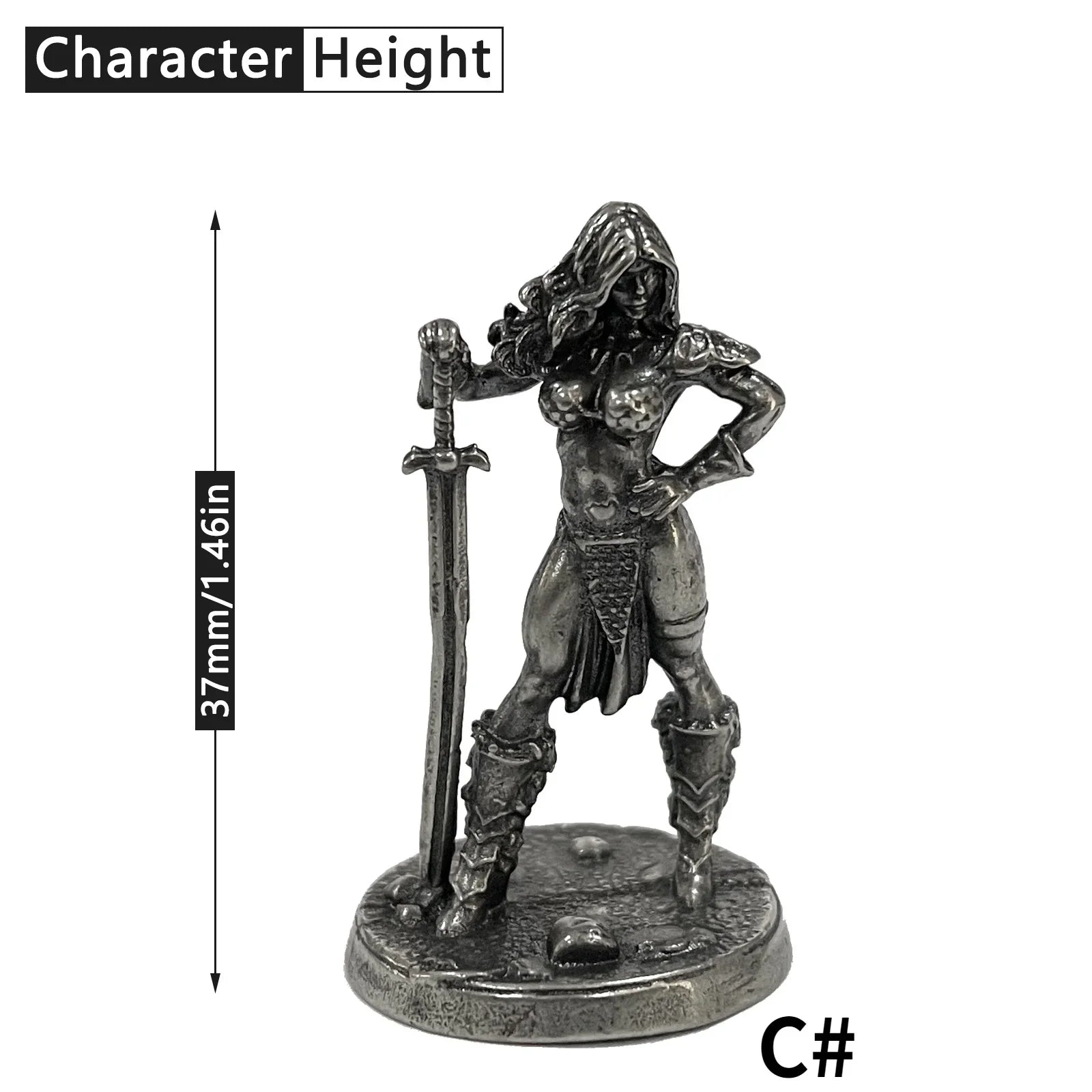 1PCS War Chess Table Game Ornaments Decorations Crafts Copper Undead Skeleton Soldiers Dolls Army Legion Model Toy Figurine