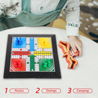 1pc Outdoor Educational Flying Chess Set Enhances Kids' Strategic Thinking Promotes Family Teamwork Perfect For Picnics Camping