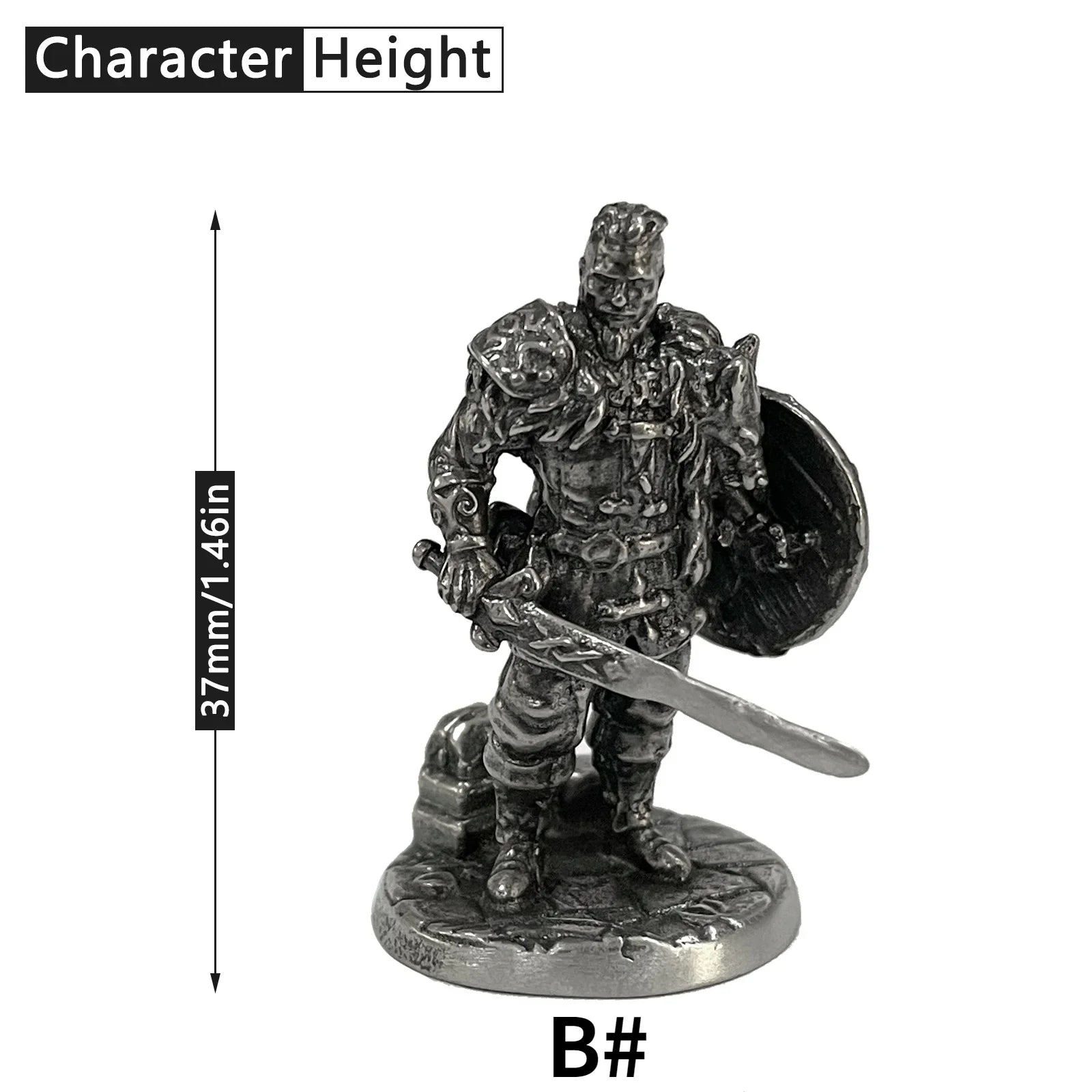 1PCS War Chess Table Game Ornaments Decorations Crafts Copper Undead Skeleton Soldiers Dolls Army Legion Model Toy Figurine
