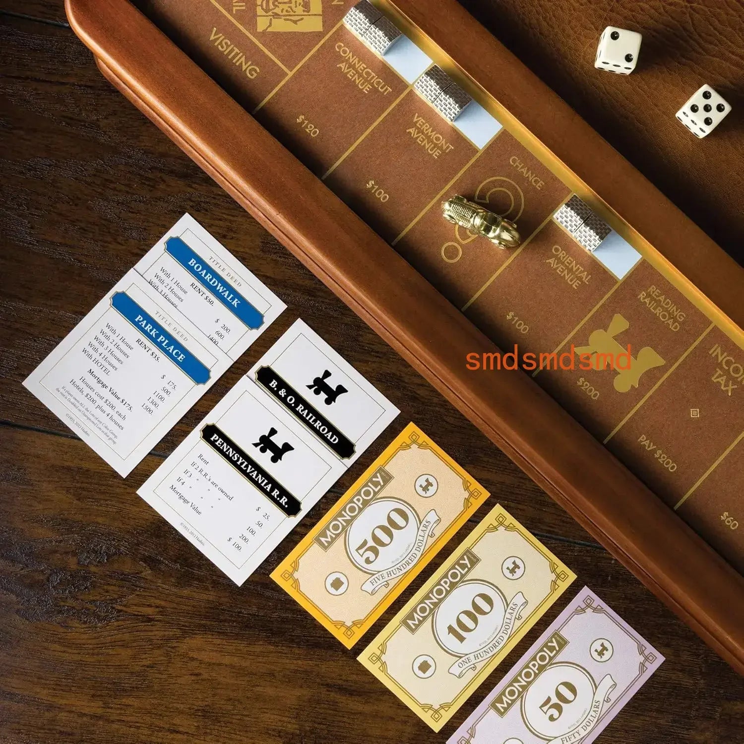 Monopoly board game, deluxe version