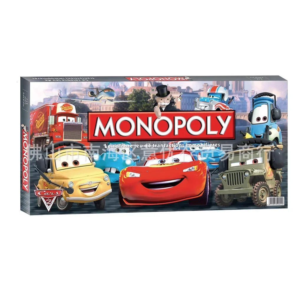 Hot French Monopoly World Tour Board Game Russian Cards