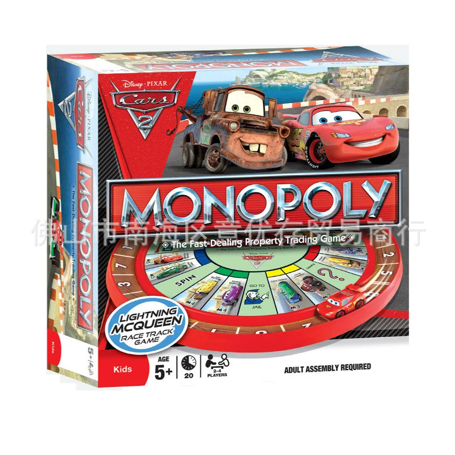 Hot selling English version of Monopoly World Tour board game cards