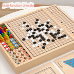 Gozi Chess Flying Chess Checkers Children's Edition Multi-function Chess Board Multi-in-One Chess Educational Toys Primary