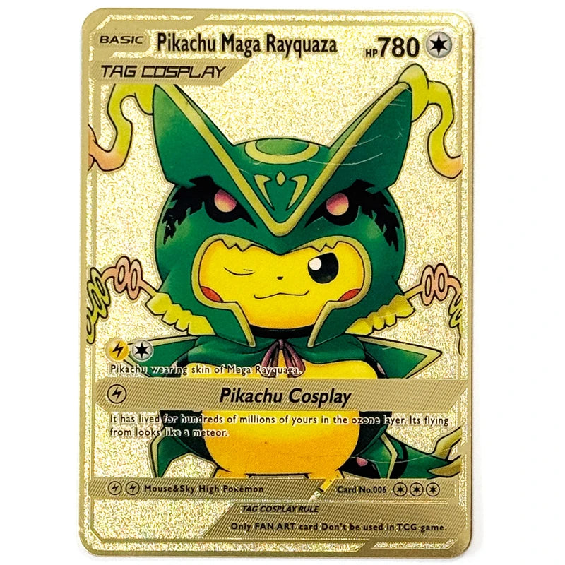 Anime Cartoon Pocket English Metal Card Mewtwo Vmax GX EX Series Arceus Charizard Raichu Collection Battle Cards Children's Gift