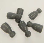 100 Pcs/Set 24*12mm Chess Pieces Board Games Accessories Marking Color Wooden Pieces