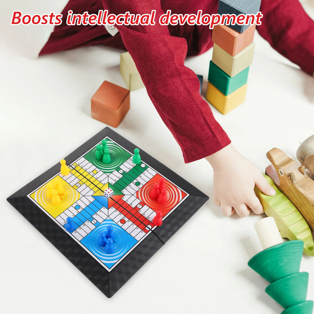 1pc Outdoor Educational Flying Chess Set Enhances Kids' Strategic Thinking Promotes Family Teamwork Perfect For Picnics Camping