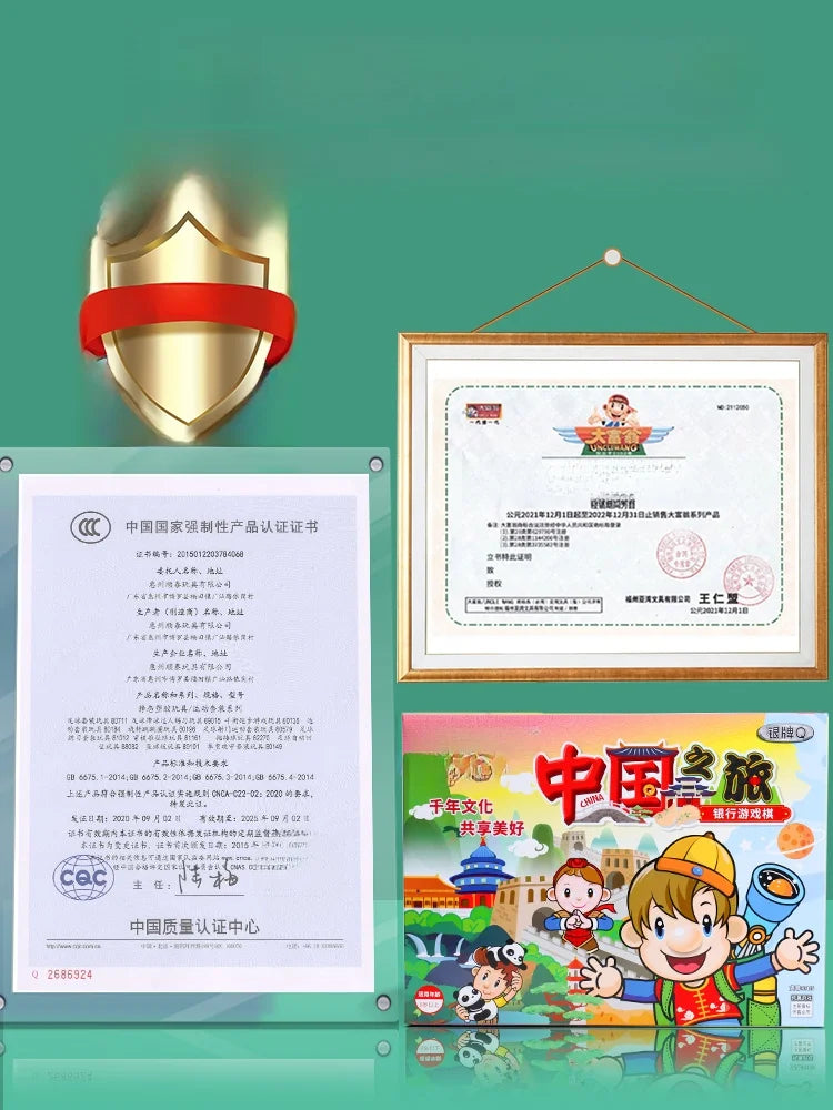 Monopoly Luxury Edition Classic Board Game World Tour for Adults Children's Gift Ideal for Fly Fun And Eonal Play