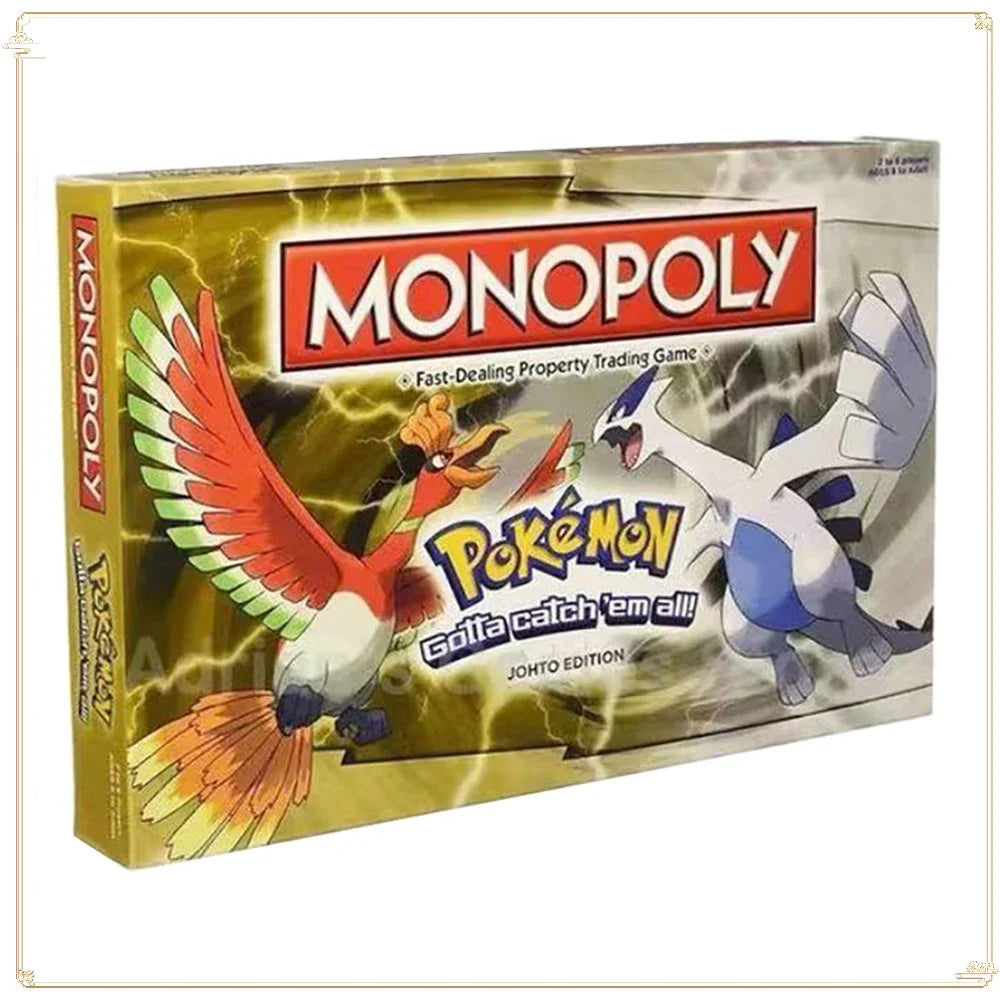 Monopoly Anime Card Game Toys Christmas Fun Family Board Game Collection Puzzle Children's Birthday Gifts