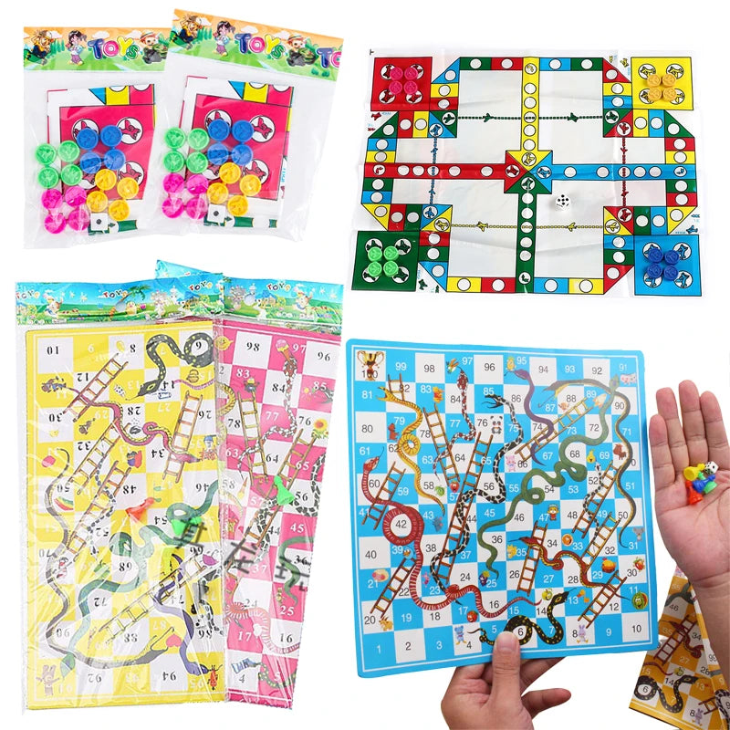 5/10pcs Children Chess Games Mini Flying Chess Puzzle Early Education Toys Multiplayer Game Entertainment Interaction Gifts TMZ