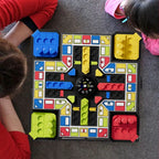 Multiplayers Flying Chess Board Game Educational Plastics Electronic Flying Chess Set Puzzle Portable Table Games Chess Toys