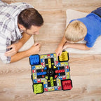 Multiplayers Flying Chess Board Game Educational Plastics Electronic Flying Chess Set Intelligent Checkers