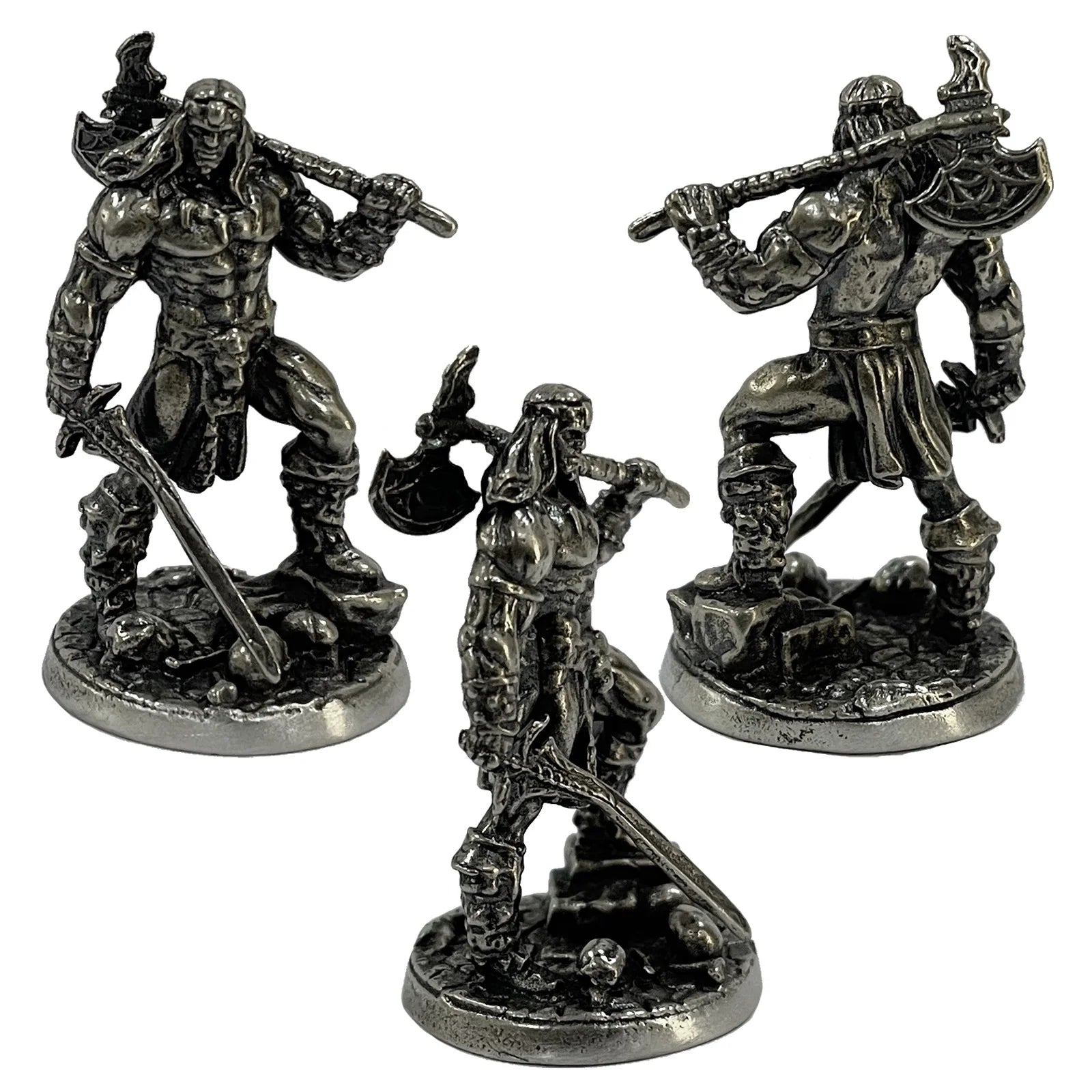 1PCS War Chess Table Game Ornaments Decorations Crafts Copper Undead Skeleton Soldiers Dolls Army Legion Model Toy Figurine