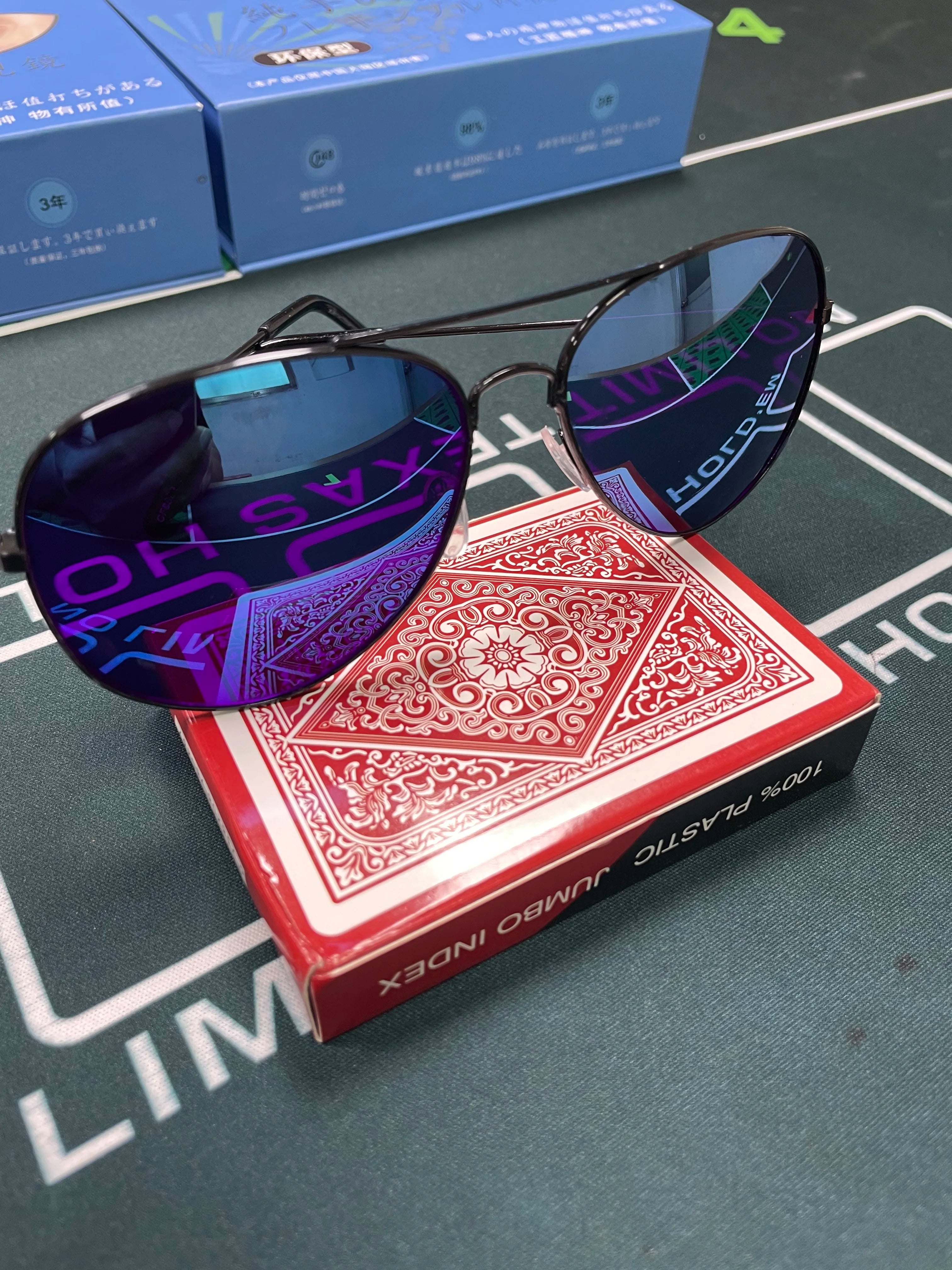 Aviator Infrared Glasses For  Marked Playing Cards(Only Glasses)