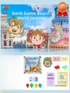 Monopoly Luxury Edition Classic Board Game World Tour for Adults Children's Gift Ideal for Fly Fun And Eonal Play