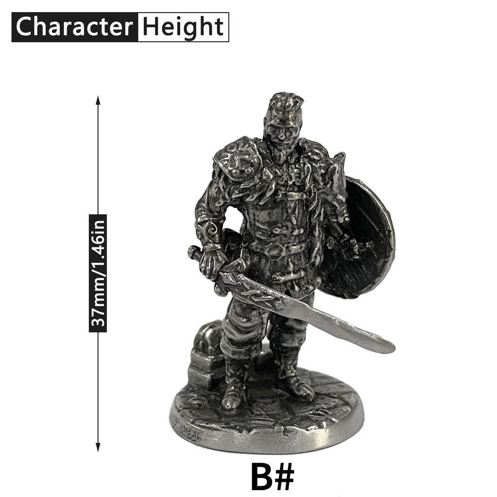1PCS War Chess Table Game Ornaments Decorations Crafts Copper Undead Skeleton Soldiers Dolls Army Legion Model Toy Figurine