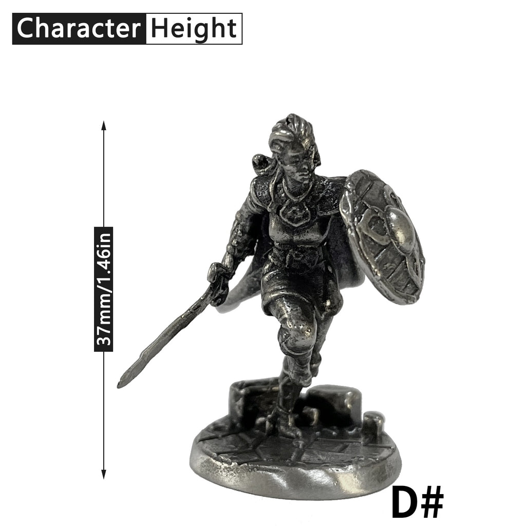 1PCS War Chess Table Game Ornaments Decorations Crafts Copper Undead Skeleton Soldiers Dolls Army Legion Model Toy Figurine