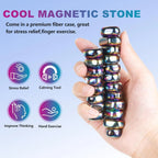 Magnet Chess Game Stones,Anti Stress Antistress Relief Fidget Toys Magnetic Stone for Adults ADHD Autism Fridge Sticker Desk EDC