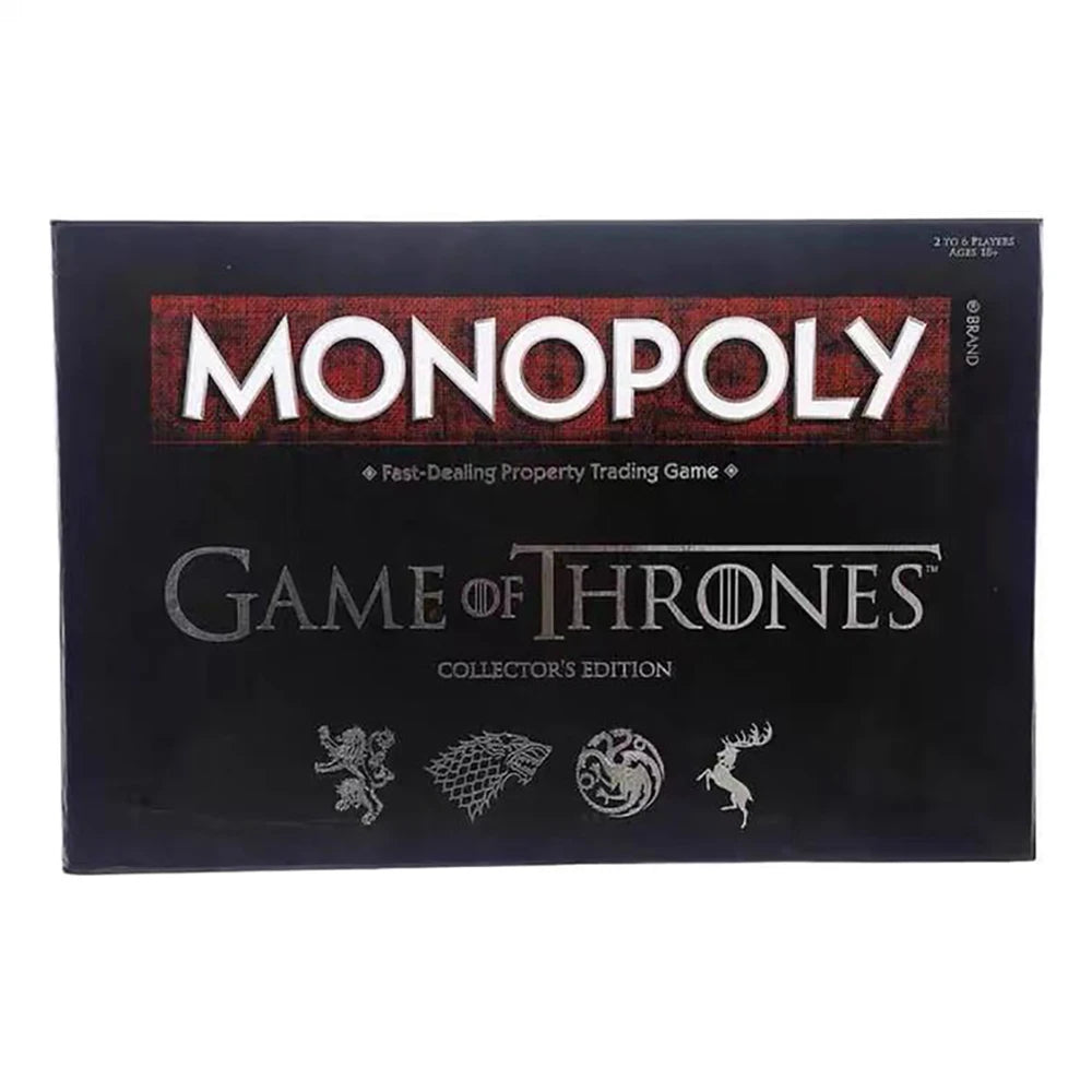 Monopoly Anime Card Game Toys Christmas Fun Family Board Game Collection Puzzle Children's Birthday Gifts