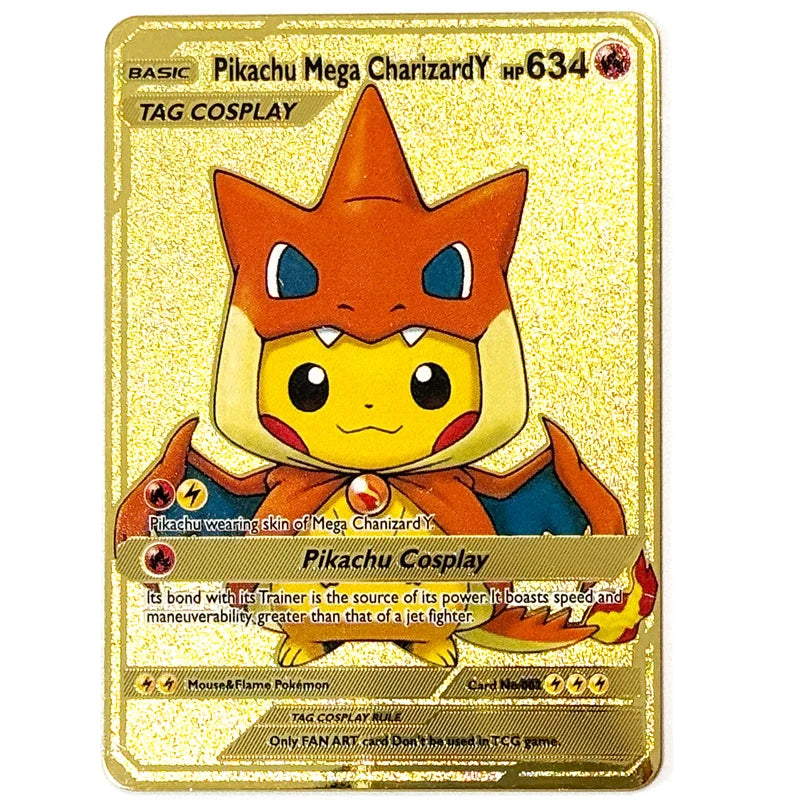 Anime Cartoon Pocket English Metal Card Mewtwo Vmax GX EX Series Arceus Charizard Raichu Collection Battle Cards Children's Gift