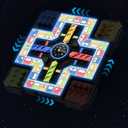 Multiplayers Flying Chess Board Game Educational Plastics Electronic Flying Chess Set Intelligent Checkers