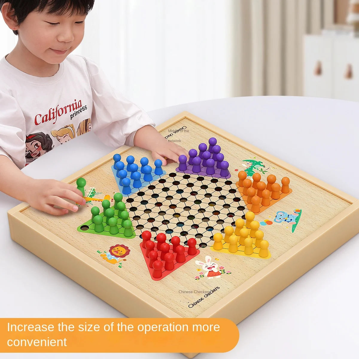 Gozi Chess Flying Chess Checkers Children's Edition Multi-function Chess Board Multi-in-One Chess Educational Toys Primary